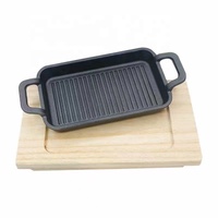 Plaque de cuisson carrée en fonte antiadhésive à motif nid d'abeille pour grillades, steaks, poisson, Teppanyaki, compatible gaz - Meilleures ventes