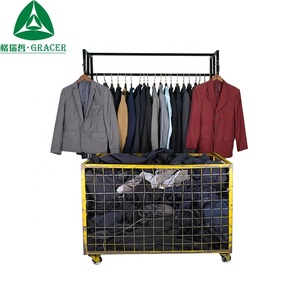 Hiện Đại Mỏng Phù Hợp Với Nam Giới Thương Hiệu Phù Hợp Với Cao Cổ Áo Phong Cách Giản Dị Người Lớn Sạch Thứ Hai Tay Quần Áo Giá Rẻ Bán Buôn Giá Mùa Đông Anh - Product Image 5