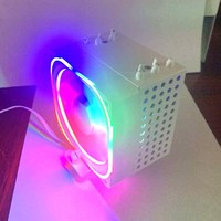 Refroidisseur de processeur vertical universel RGB blanc personnalisé, 5 caloducs, ventilateur silencieux, TDP 150W, refroidissement pour ordinateur, petit boîtier