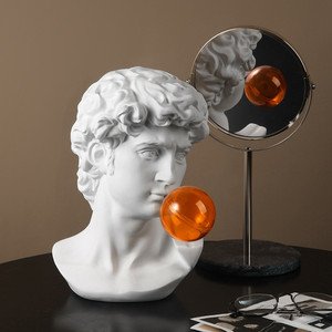 Creative Blow Bubbles Apollo Statue <strong>David</strong> <strong>Bust</strong> Ornamental - Product Image 5