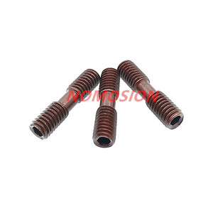 Perno de doble cabeza ML0625, clase 14.9, acero al carbono, óxido negro, rosca UNC para portaherramientas CNC - Product Image 2