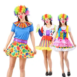 Костюм клоуна на Хэллоуин для взрослых, костюм для косплея, украшение для бара для взрослых на рождественскую вечеринку, костюм клоуна на 2022 год