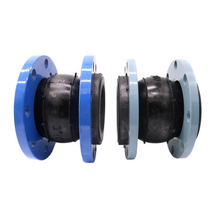 Chine Fabrication Bride Connecteur Souple Amortisseur Joints <span class=keywords><strong>De</strong></span> Dilatation En Caoutchouc Double Boule <span class=keywords><strong>Soufflet</strong></span> Flexible Connect - Product Image 1
