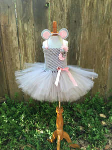 Robe de soirée pour enfants Anime Mouse <span class=keywords><strong>Cosplay</strong></span> Costumes avec couvre-chef Carnaval Performance Robes pour filles Date - Product Image 3