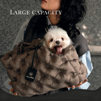 Sac de transport matelassé pour animaux de compagnie, léger, avec larges sangles de soutien pour chats et petits chiens, OEM ODM