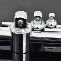 Clé à douille coulissante en titane non magnétique, légère, résistante à la corrosion, de qualité industrielle, à entraînement carré, avec rallonge flexible