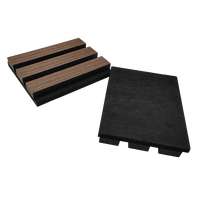 KASARO Panneaux muraux et de plafond en bois insonorisants à lattes, panneaux acoustiques en MDF pour la décoration d'hôtels, akupanel