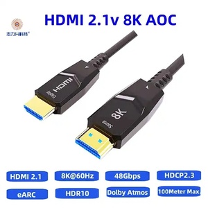 OEM/ODM <span class=keywords><strong>5M</strong></span> 15m 20m 30m 50m 100m 8K 60hz <span class=keywords><strong>hdmi</strong></span> <span class=keywords><strong>2</strong></span>.1V Fibre AOC OPTIQUE ACTIVE dans le mur Support de câble <span class=keywords><strong>hdmi</strong></span> Hdcp <span class=keywords><strong>2</strong></span>.<span class=keywords><strong>2</strong></span> - Product Image 3