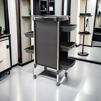 Chariot de Barbier Professionnel de Haute Qualité pour Salon de Coiffure – Solution de Rangement Élégante et Pratique pour Salons
