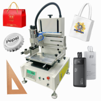 Máquina de Serigrafía Semiautomática de 1 Color con Mesa de Succión para Impresión de Reglas y Bolsas de Regalo