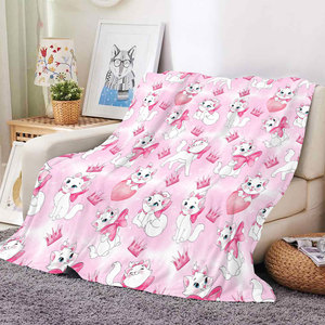 ผ้าห่มขนแกะลายแมวเหมียวมารีน่ารักแบบใหม่ ผ้าฟลีซเนื้อนุ่ม สำหรับเด็กและผู้ใหญ่ ใช้ในบ้านหรือสวมใส่ได้ เป็นของขวัญสำหรับเด็กชายและเด็กหญิง - Product Image 3