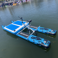 Vente en gros d'usine : Bateaux à pédales aquatiques, Kayaks gonflables, Vélos aquatiques gonflables avec planches à pagaie