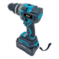 Perceuse à percussion sans fil professionnelle ATO Brushless 21V Lithium, couple élevé, 170 Nm