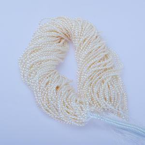 Conjunto de Collar y Pulsera de Perlas de Agua Dulce Tilian, Cuentas de Arroz Pequeñas de 2-3 mm, Color Blanco, Producto Semiacabado al por Mayor de Zhuji - Product Image 1