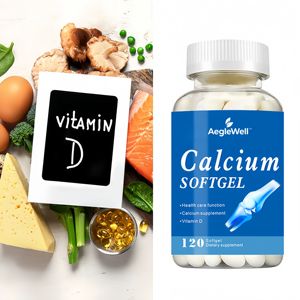 AegleWell Çok Satan Kalsiyum ve <span class=keywords><strong>D3</strong></span> Vitamini Yumuşak Jel Kapsülleri Sporcu Besin Takviyesi Kemik Sağlığı İçin - Product Image 4