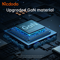 Mcdodo pengisi daya Android dinding 059 33W, pengisian cepat Port Ganda USB-C USB-A Usb C 20W 33W pengisi daya Mini GaN adaptor UK untuk xiaomi ip
