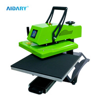 Pour AIDARY Manuel Swing Away Draw Type Insert Tshirt Design Machine De Transfert 38cm X38cm (15 "x 15") État De La Machine De Presse À Chaleur
