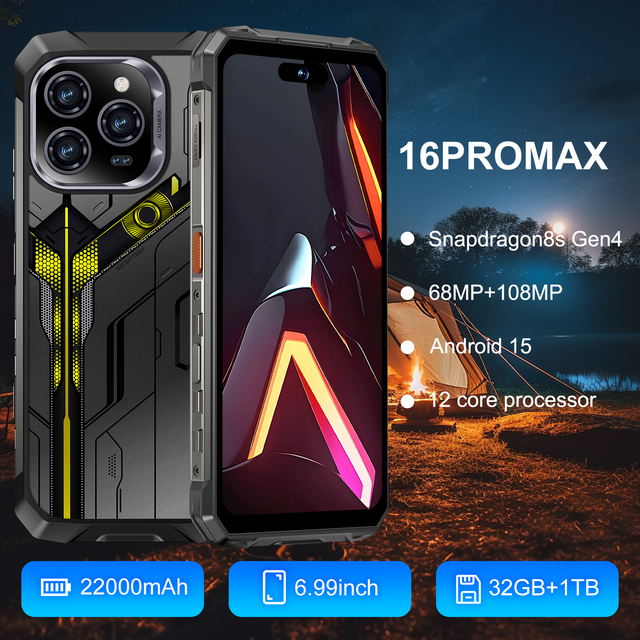 Low Price Rugged LCD Mobile Phone 6.99 Inch 5G Smartphone Ultra High Quality Shockproof Waterproof Anti-Drop Ten-Core IP68 120W