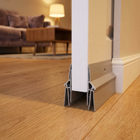 Tira de Sellado de Goma, Aleación de Zinc y Aluminio, Solución Duradera, Insonorizante y Resistente a la Intemperie para Marcos de Puertas de Cocina, Dormitorio y Exteriores