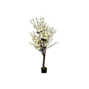 Grand arbre artificiel de <span class=keywords><strong>bougainvillier</strong></span> résistant aux UV, en plastique écologique, 140 cm, pour mariage, Noël, extérieur, jardin et aménagement paysager - Product Image 3