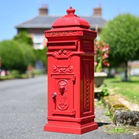 Boîte aux lettres en aluminium autoportante, étanche et durable avec une grande capacité pour la livraison de journaux à domicile