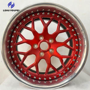 ล้อรถยนต์18-22นิ้ว5X112 <span class=keywords><strong>PCD</strong></span>/<span class=keywords><strong>120</strong></span>/130เว้าลึกล้อขัดล้อปลอมแปลงสีแดงสำหรับ BMW M3การแข่งขัน M4 - Product Image 3