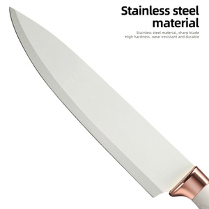Ensemble de couteaux de cuisine haut de gamme en acier inoxydable, couteau de chef, couteau utilitaire, couteaux de cuisine avec bloc - Product Image 4
