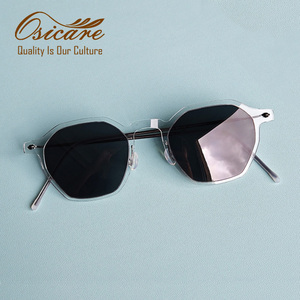 8343 alta calidad marca diseñador polarizado lujo personalizado Lunettes De Soleil Femmes Y2K titanio gafas hombres gafas de sol - Product Image 1