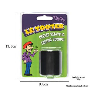 Nuovo Giocattolo in Gomma a Forma di Tubo che Spremibile per Effetti Sonori di Farting, Regalo Scherzo, Gadget Creativo per Feste - Product Image 2