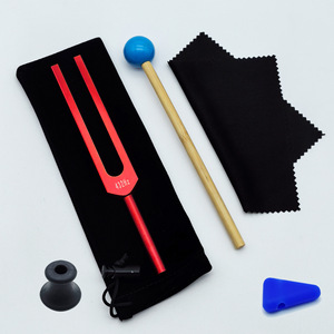 Juego de Diapasones de Chakra de 10 Colores y 432Hz, de Aleación de Aluminio, para Sanación Sonora, con Martillo de Madera, Bola de Goma y Silicona, Venta al Por Mayor - Product Image 6