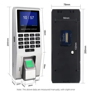 Sistema de control de Acceso de asistencia de huella dactilar, tarjeta de oficina todo en uno y sistema de control de acceso de contraseña