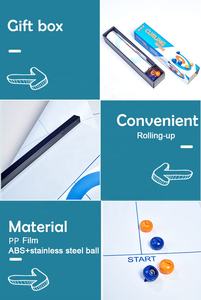 Jeu de sport d'intérieur personnalisé, <span class=keywords><strong>mini</strong></span> <span class=keywords><strong>table</strong></span> de <span class=keywords><strong>curling</strong></span> de <span class=keywords><strong>table</strong></span> brevetée avec extrémités magnétiques, <span class=keywords><strong>table</strong></span> à rouler pour les sports amusants - Product Image 2