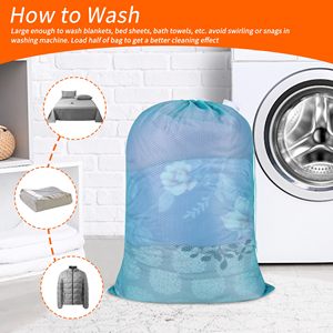 Wholesale Mesh <b>Laundry</b> <b>Bags</b> 24 X 36 Inches Heavy Duty Drawstring <b>Bag</b> - Product Image 5