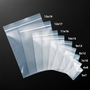 Pochettes transparentes à fermeture éclair, emballage plastique alimentaire pour produits de boulangerie, en-cas et confiseries - Product Image 6