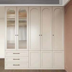 Armario de Almacenamiento de Ropa para Guardarropa, Estilo Francés Crema - Product Image 5