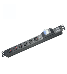 Unidad de Distribución de Energía (PDU) de Aleación de Aluminio de 19 Pulgadas con Enchufe IEC C13 e Interruptor para Armario de Red - Product Image 5