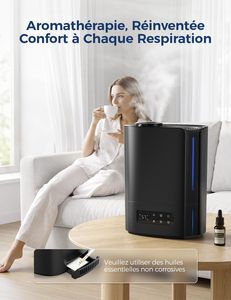Humidificateur à brume chaude commercial de petite taille pour la maison, capacité 6L, fabrication OEM - Product Image 4