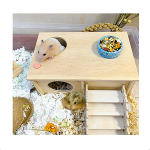 <span class=keywords><strong>Maison</strong></span> <span class=keywords><strong>de</strong></span> hamster en bois d'intérieur personnalisable, amovible, facile à installer, cachette, endroit <span class=keywords><strong>de</strong></span> <span class=keywords><strong>repos</strong></span> à vendre - Product Image 4