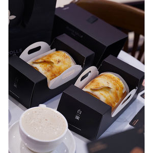 Boîte à tiroir personnalisée avec logo pour gâteau roulé <span class=keywords><strong>suisse</strong></span> jetable de qualité supérieure, emballage à emporter pour pâtisserie et desserts - Product Image 1