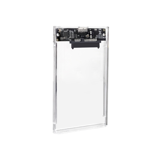 Hard Drive Case HDD Enclosure Transparent with USB Port for Laptop 5gbps Transfer Rate HDD Caddy Desktop SATA Stock 5 Gbps