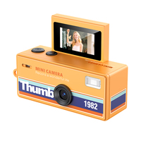 Mini Cámara de Bolsillo con Pantalla Abatible, Ideal para Viajes y Estudios al Aire Libre, Cámara Micro HD 720P, Regalo Portátil
