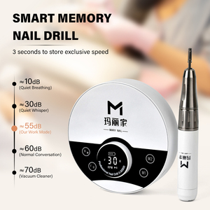 Professional 30000rpm Electric <b>Nail</b> Drill Small Portable Polishing Machine for Manicure - Product Image 2