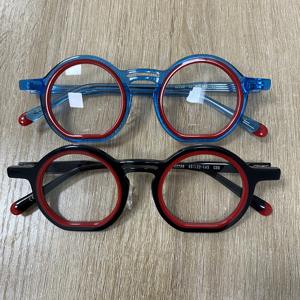 2025 Vente à chaud de nouvelles montures de lunettes en acétate épissé, formes variées, transparentes et colorées, décorations pour diverses occasions - Product Image 3