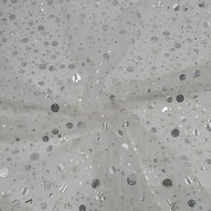 Tela de Vestido con Lentejuelas Marrones y <span class=keywords><strong>Plumas</strong></span> Brillantes de Shaoxing - Product Image 4