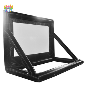 Pantalla de Proyección Inflable para Acampar al Aire Libre, Pantalla de Cine Móvil de Plástico Portátil de Plegado Rápido para Películas de Campamento - Product Image 4