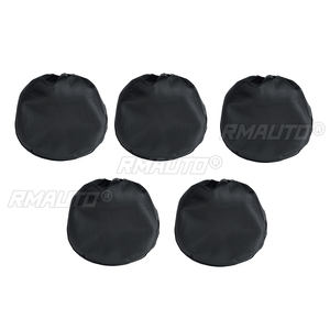 9PCS Universal Auto Seat Cover Front <b>Back</b> Head Rest <b>Protector</b> Wear-Resistant Covers Black PU Leather for 4 Season Car Seat Cover - Product Image 5