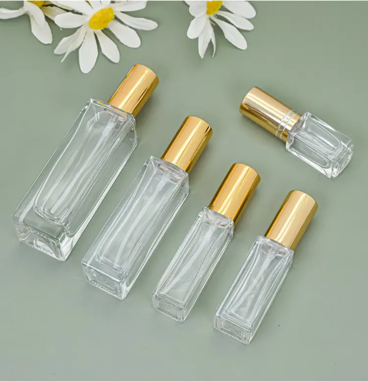 10Ml 8Ml 1Oz 20 Ml 5Ml Parfum Glazen Fles Geanodiseerd Aluminium Mondstuk Cosmetica Verpakking Lege Fles Parfum Spuitfles Voorraad