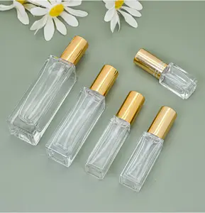 10ml 8mL 1Oz 20 mL 5mL Perfume Glass Bottle Anodized Aluminum Nozzle Cosmetics Packaging Empty Bottle Perfume Spray Bottle Stock