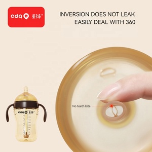 Bouteille d'alimentation pour bébé en silicone pleine surface, <span class=keywords><strong>nouveau</strong></span> design, col large, PP, anti-chute, pour <span class=keywords><strong>nouveau</strong></span>-<span class=keywords><strong>né</strong></span> - Product Image 6