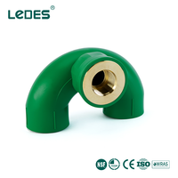 Conexión en T de Retorno con Rosca Interna Tipo U de PPR Ledes, Resistente a la Corrosión, 20mm 25mm 32mm, Accesorios para Tuberías de Sistemas de Suministro de Agua